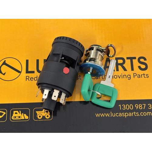 Ignition Switch with 2 Keys Volvo A35D A40D L120 L30 L330C L330C PN: 15082295 11039211 11007281