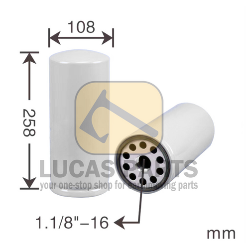 Oil Filter CAT312B/C/D 314C/D 315B/C/D 318C/D 320B/C/D 325B/C/D 330