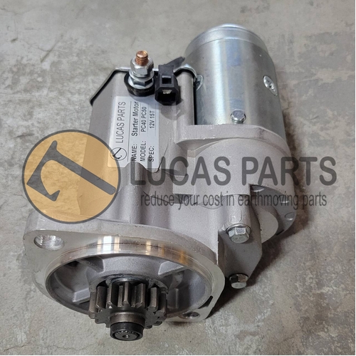 Starter Motor 12V 2.0KW 15TH PC40 PC50  PN 129136-77010 S13-294