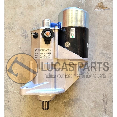 Starter Motor 24V 11TH 4.5KW  SK200-8 SK210-8 SK250-8 SK260-8  PN VH270402192A 