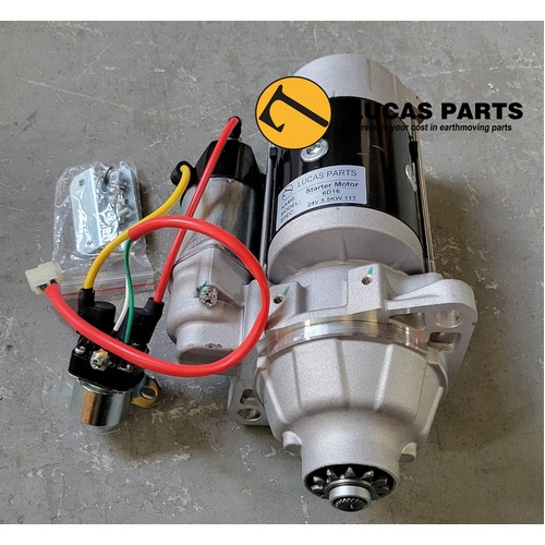 Starter Motor 24V 11TH 5.5KW  R215-7 R220-7 R220 SK300 SK360 SK370