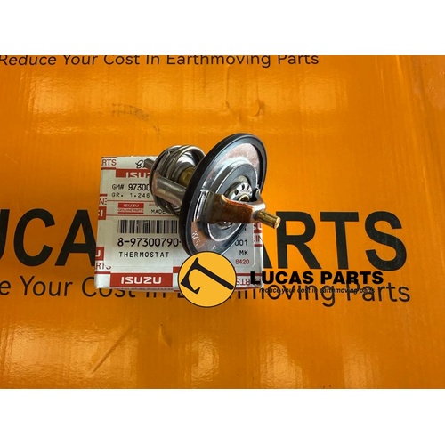 Thermostat ZX200-3 ZX210-3 ZX225-3 ZX240-3 CX210B JS220 PN 8-97300790-3 Genuine Part 82℃
