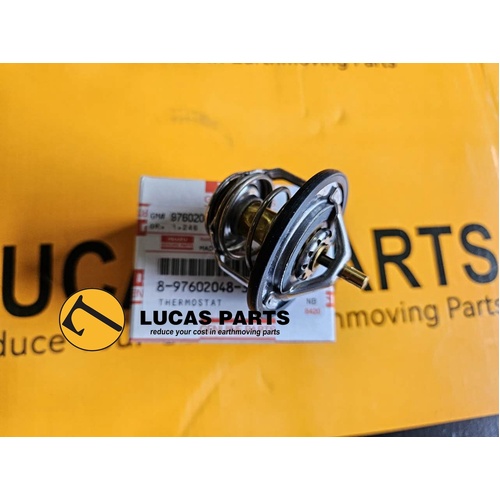 Thermostat ZX330-3 ZX330-6 ZX350 ZX370 SH330-3 SH330-5 JCB290 PN 8-97602048-3 Genuine Part 82℃