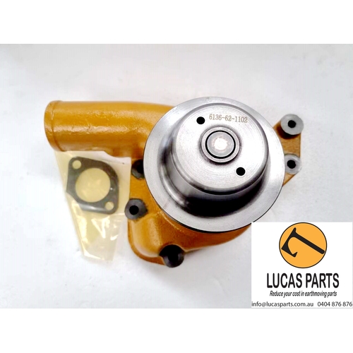 Water Pump PC200-3 PC220-3 WA380 PN  6206-61-1100 6136-62-1102 