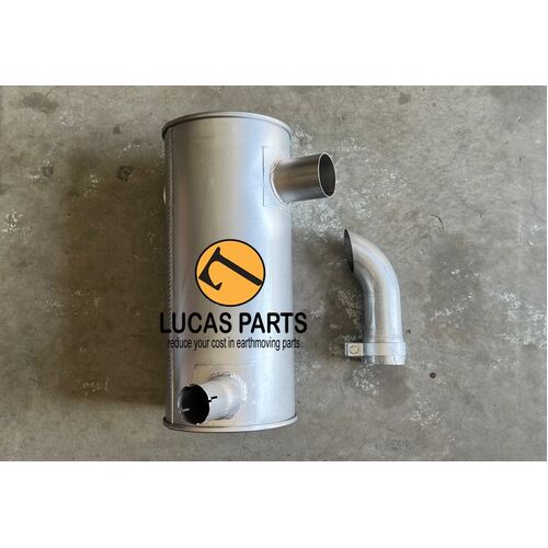 Muffler Cat 320C 318C, 319C, 320CFM, 320CL PN 266-6251 266-6250