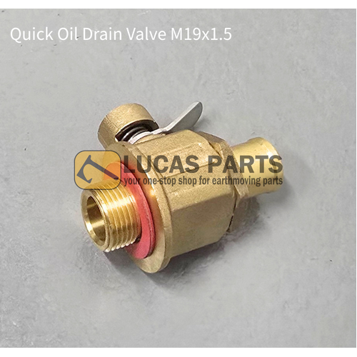 Quick Oil Drain Valve M19x1.5 Threads for CAT 329 336