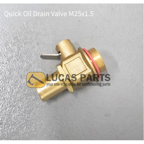 Quick Oil Drain Valve M25x1.5 Threads for YANMAR