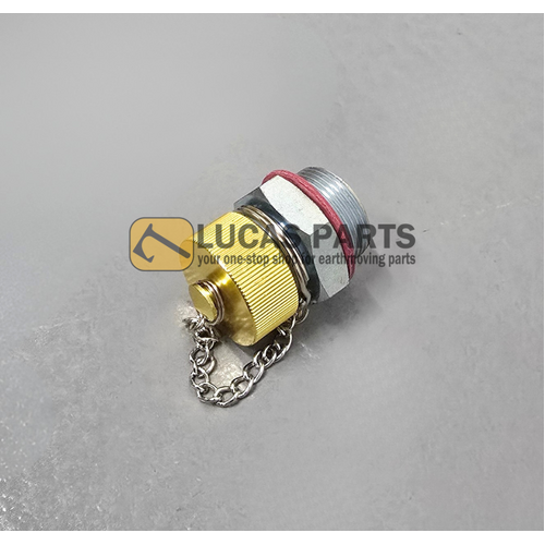 Oil Drain Valve / Screw  with Cap M27x1.5 Threads for EC210, DOOSAN