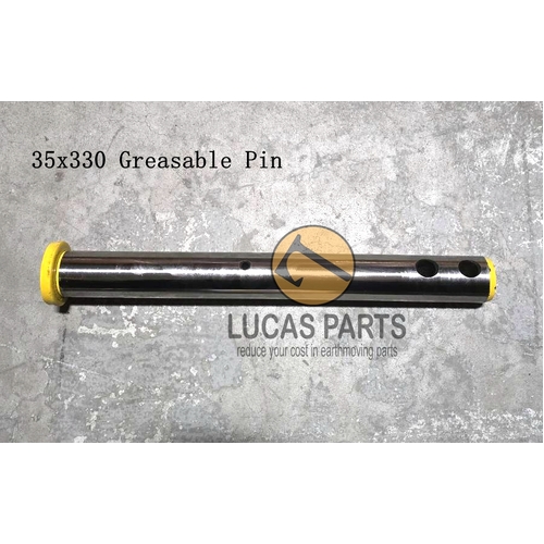 Excavator Pin 35x330mm IDxTL One Grease Hole