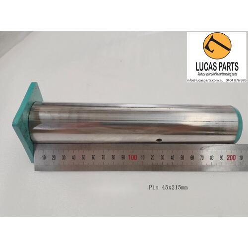 Excavator Pin 40*215mm  ID*TL Two Grease Hole U35-4 U25-4 Link Pin (Position 8, 10)