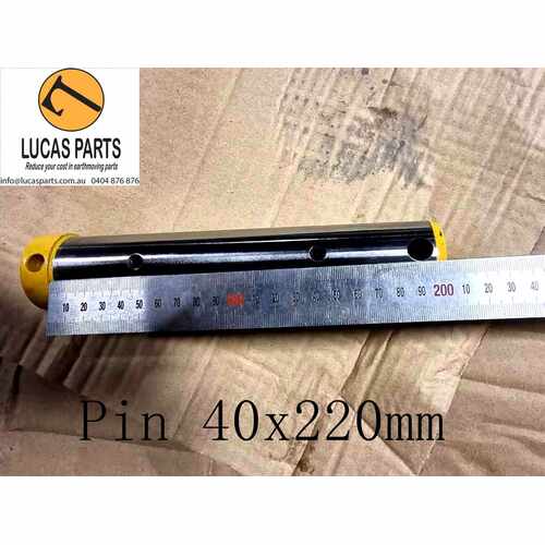 Excavator Pin 40*220mm  ID*TL  Two Grease Holes