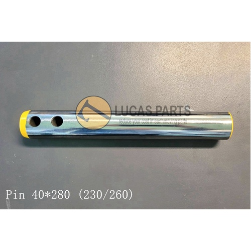Excavator Pin 40*280mm  OD*TL Solid Pin 