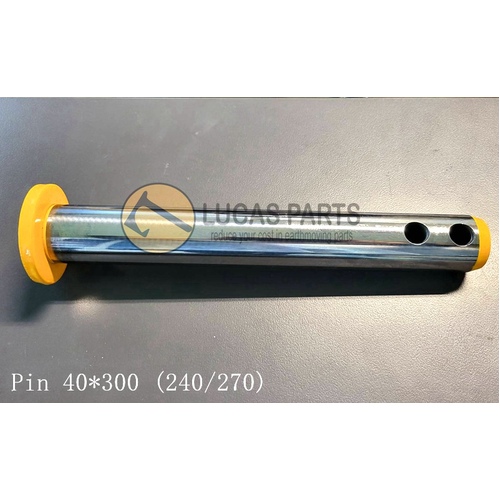 Excavator Pin 40*300mm  ID*TL Solid Pin