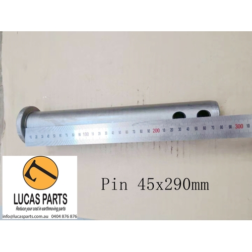 Excavator Pin 45*290mm  ID*TL One Grease Hole