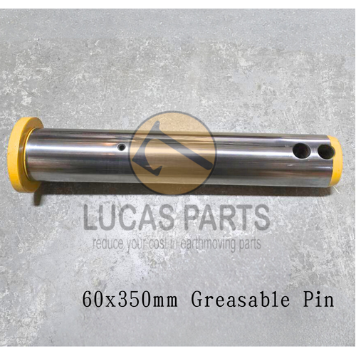 Excavator Pin 60x350mm IDxTL One Grease Hole EX120
