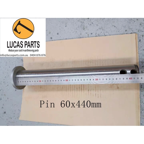 Excavator Pin 60*440mm  ID*TL One Grease Holes PC120