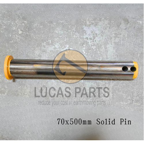 Excavator Pin 70x500mm  IDxTL, Two Grease Hole