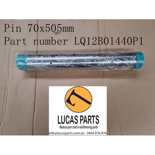 Excavator Pin 70*505mm  ID*TL Link Pin (P 8) Kobelco P/N LQ12B01440P1 SK250