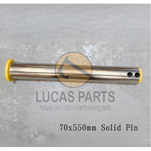 Excavator Pin 70x550mm  IDxTL Solid Pin