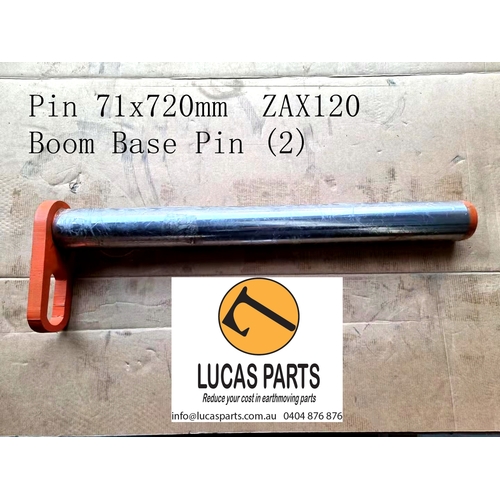 Excavator Pin 71*720mm  ID*TL  Boom Base Pin  (P2) ZX110 ZX120 ZX130 ZX135US-3 PN 8094471 8081497