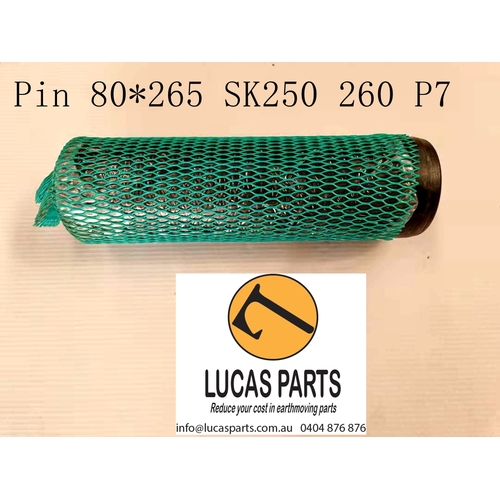 Excavator Pin 80*280mm  ID*TL Bucket Lift Ram Top Pin (P7) ZX230 ZX240 PN 3076627