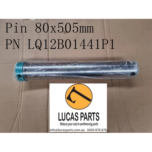 Excavator Pin 80*505mm  ID*TL Solid Pin  SK250 (P10) PN LQ12B01441P1