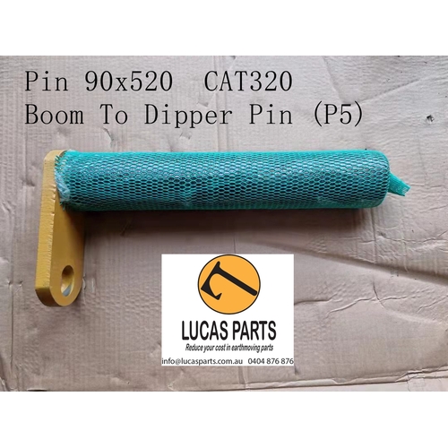 Excavator Pin 90*520mm  ID*TL Boom To Dipper Pin (P5)  CAT320 CAT320D  PN 4I-4813 Opt to CX235