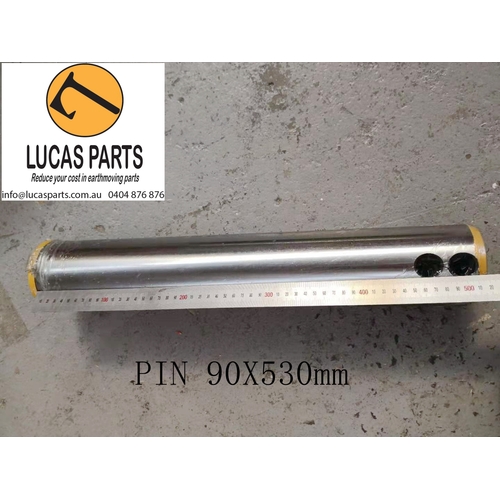 Excavator Pin 90*530mm  ID*TL Two Grease Holes