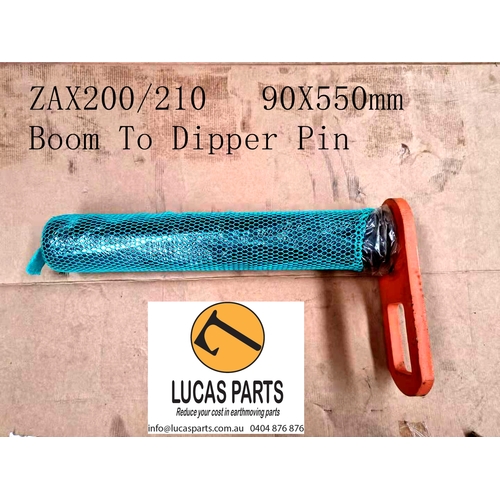 Excavator Pin 90*550mm ID*TL Boom To Dipper Pin Position 5 ZAX200 ZAX210