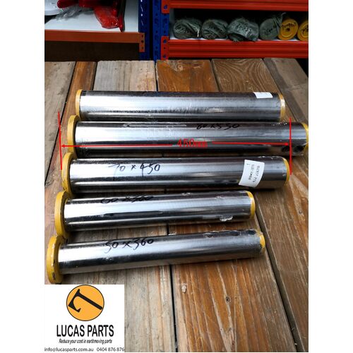 Excavator Pin 90x600mm  IDxTL   Solid Pin