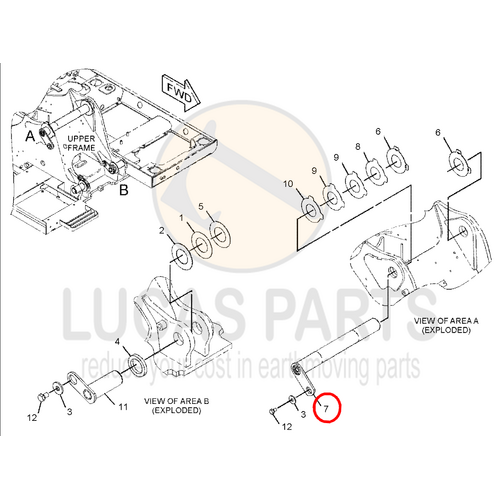 Excavator Pin 90*770mm  ID*TL  Boom Base Pin (P2) CAT 315 318D PN 267-0061