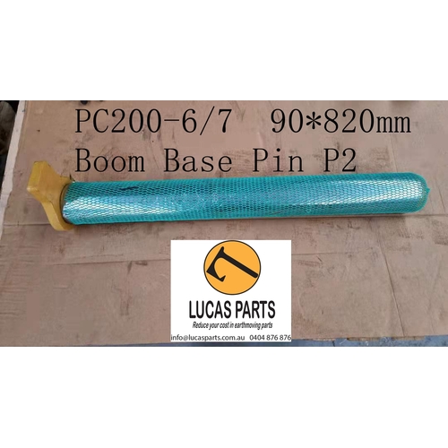 Excavator Pin 90*820mm  ID*TL Boom Base  Pin (P2) PC200-6/7  Part Number 205-70-55160