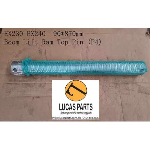 Excavator Pin 90*870mm  ID*TL Boom Lift Ram Top Pin (P4) EX230 EX240 EX250 EX260 ZX230 ZX240