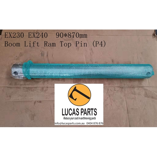 Excavator Pin 90*870mm  ID*TL Boom Lift Ram Top Pin (P4) EX230 EX240 EX250 EX260 ZAX230/240