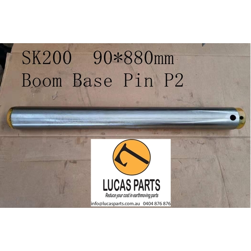 Excavator Pin 90*880mm  ID*TL Boom Base  Pin (Position 2) SK200