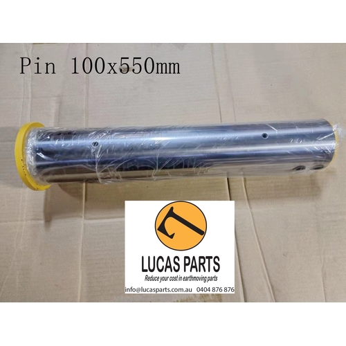 Excavator Pin 100*550mm  ID*TL  Two Grease Holes